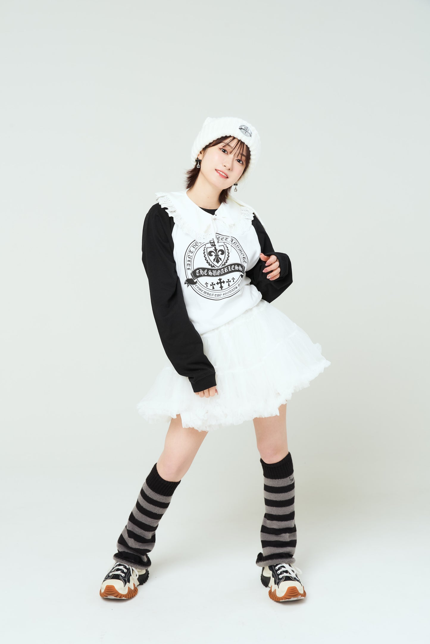 suga/es "baccy baccy"レッグウォーマー