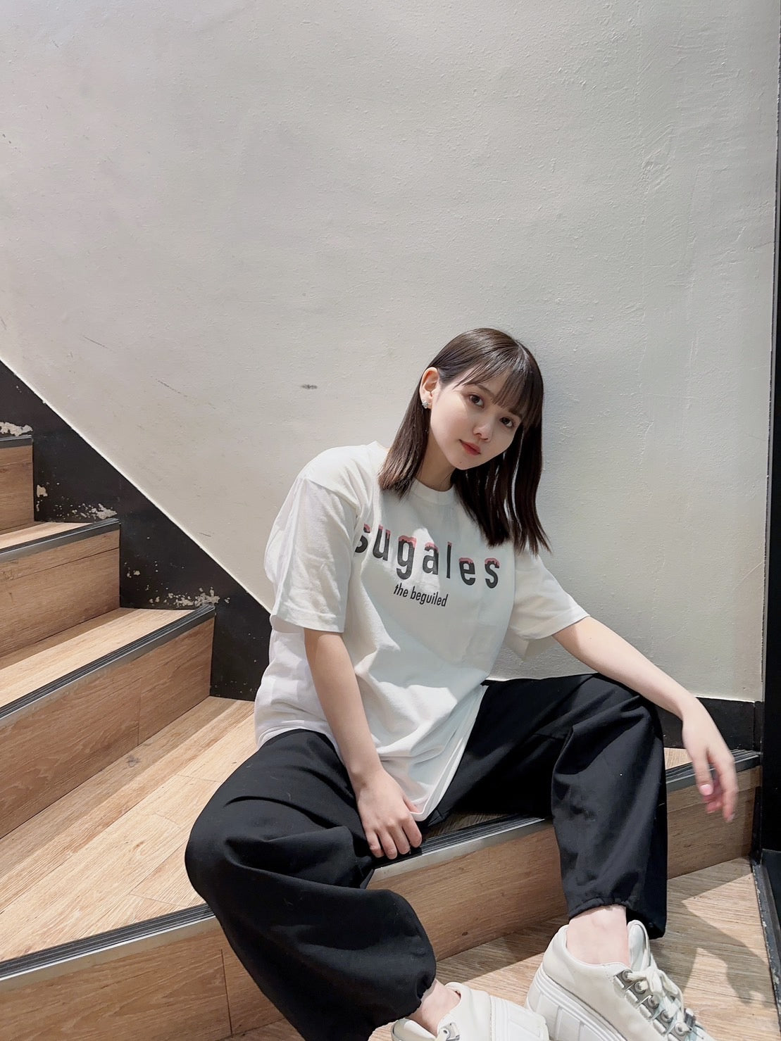 suga/es Beguiled Tシャツ(ホワイト)